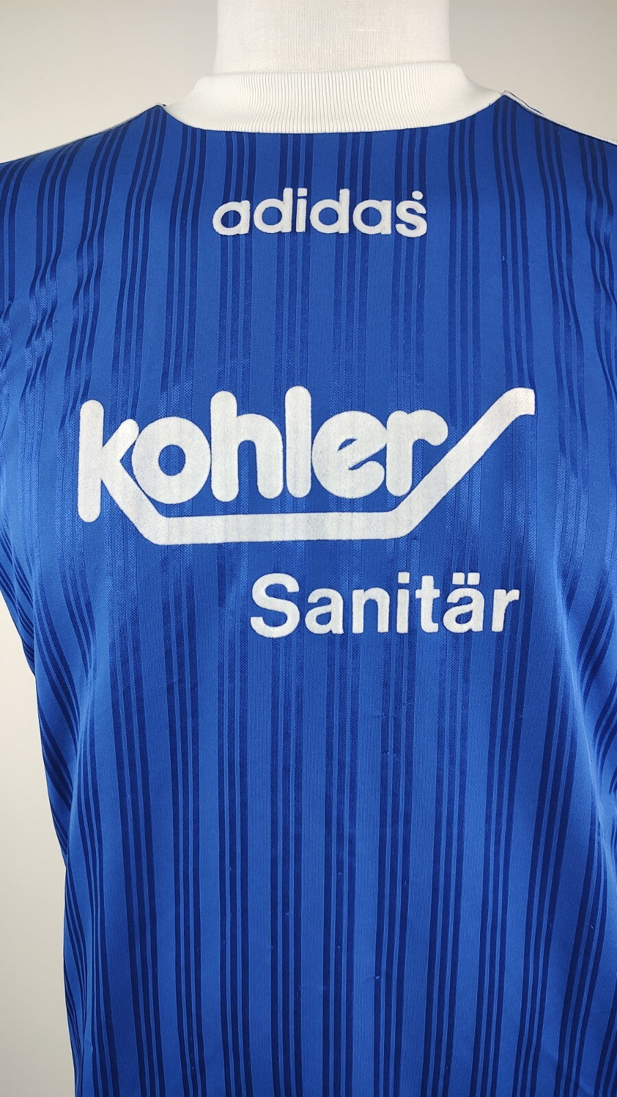 ADIDAS KOHLER N. 5 MAGLIA CALCIO UOMO Tg 16 SOCCER MAN JERSEY MADE IN UK