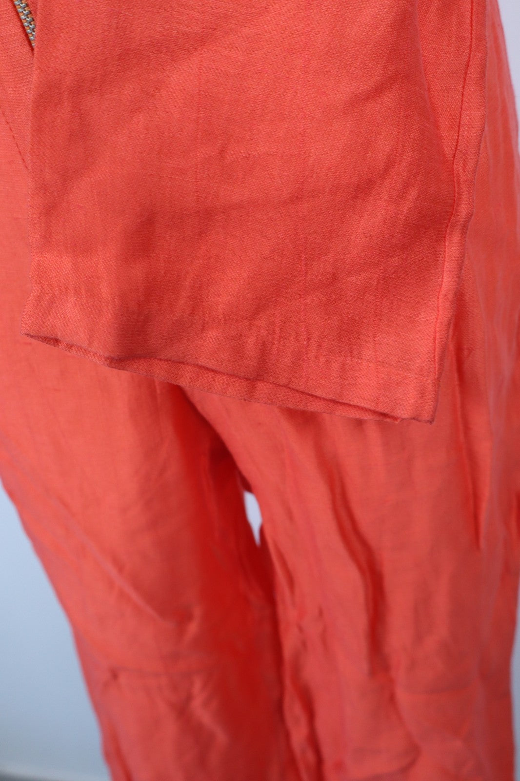 LUISA SPAGNOLI COMPLETO DONNA PANTALONE Tg. 42 SALOPETTE ONE PIECE VINTAGE LINO