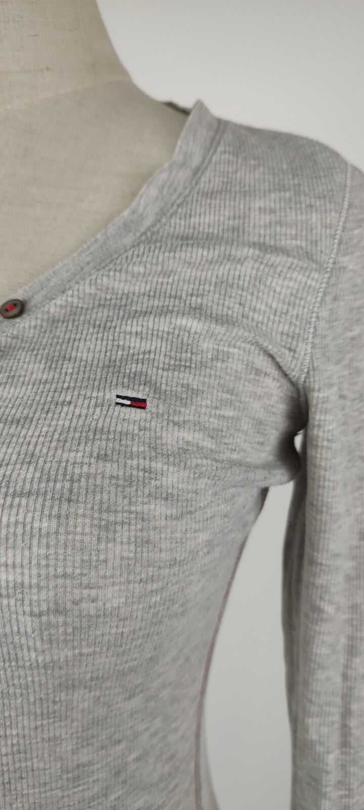 TOMMY HILFIGER MAGLIA DONNA COTONE TG. L WOMAN CASUAL VINTAGE T-SHIRT COTTON