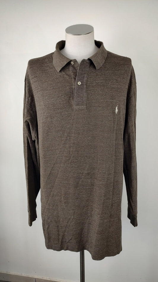 RALPH LAUREN MAGLIA UOMO TG 2XL MAN POLO T-SHIRT CASUAL VINTAGE COTONE