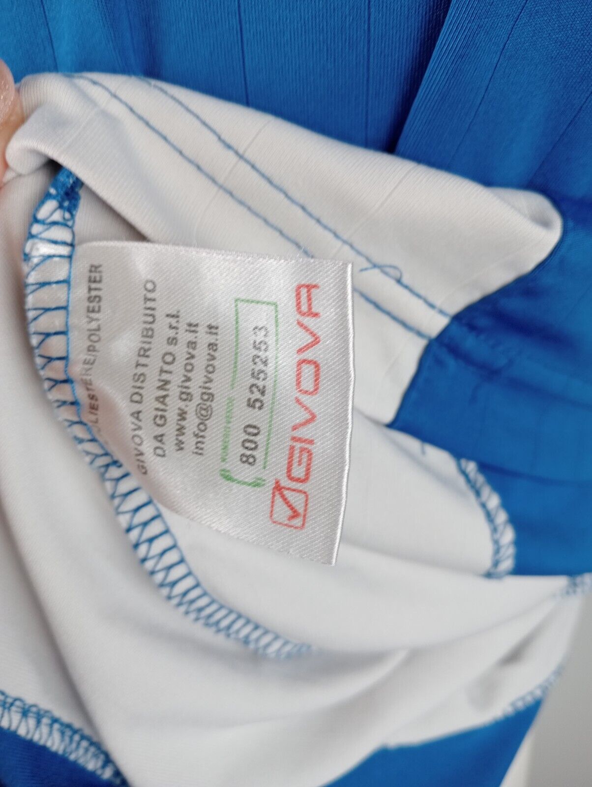 GIVOVA SALERNITANA MAGLIA CALCIO UOMO Tg L SOCCER JERSEY VINTAGE