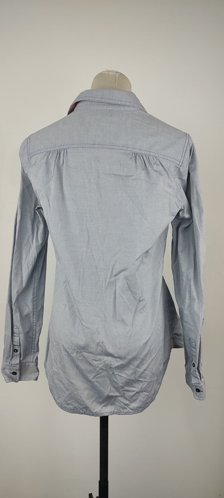 TOMMY HILFIGER CAMICIA DONNA COTONE TG. 6 WOMAN COTTON SHIRT CASUAL VINTAGE