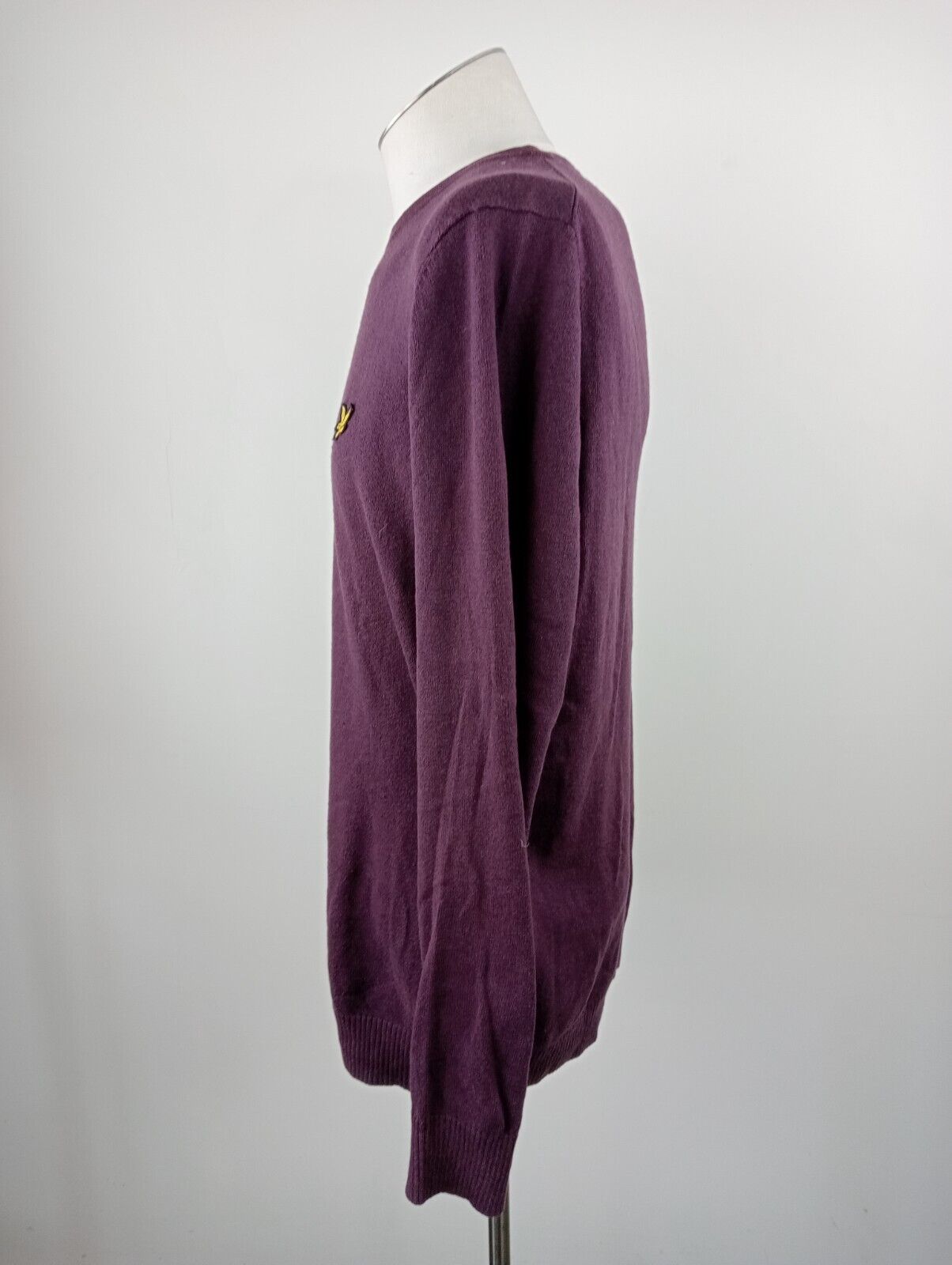 LYLE & SCOTT MAGLIONE UOMO Tg. L MAN SWEATER CASUAL LANA COTONE VINTAGE