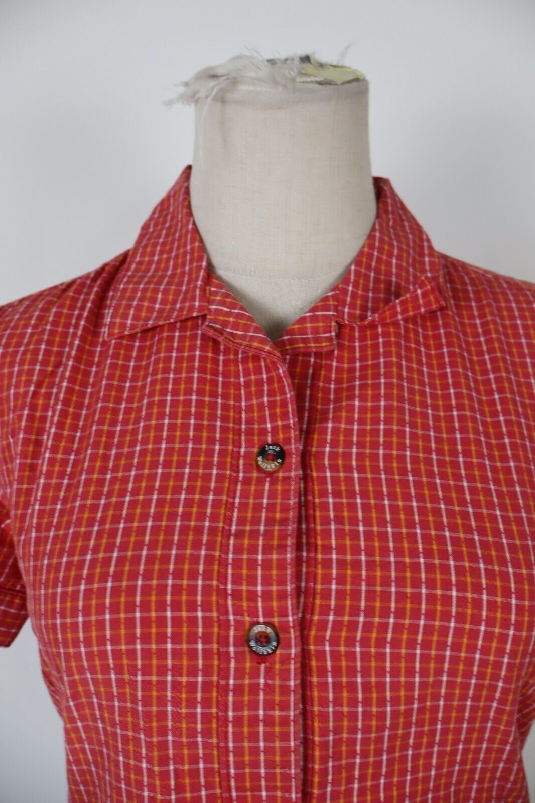 JACK WOLFSKIN CAMICIA DONNA TG. XS WOMAN SHIRT CASUAL VINTAGE COTONE