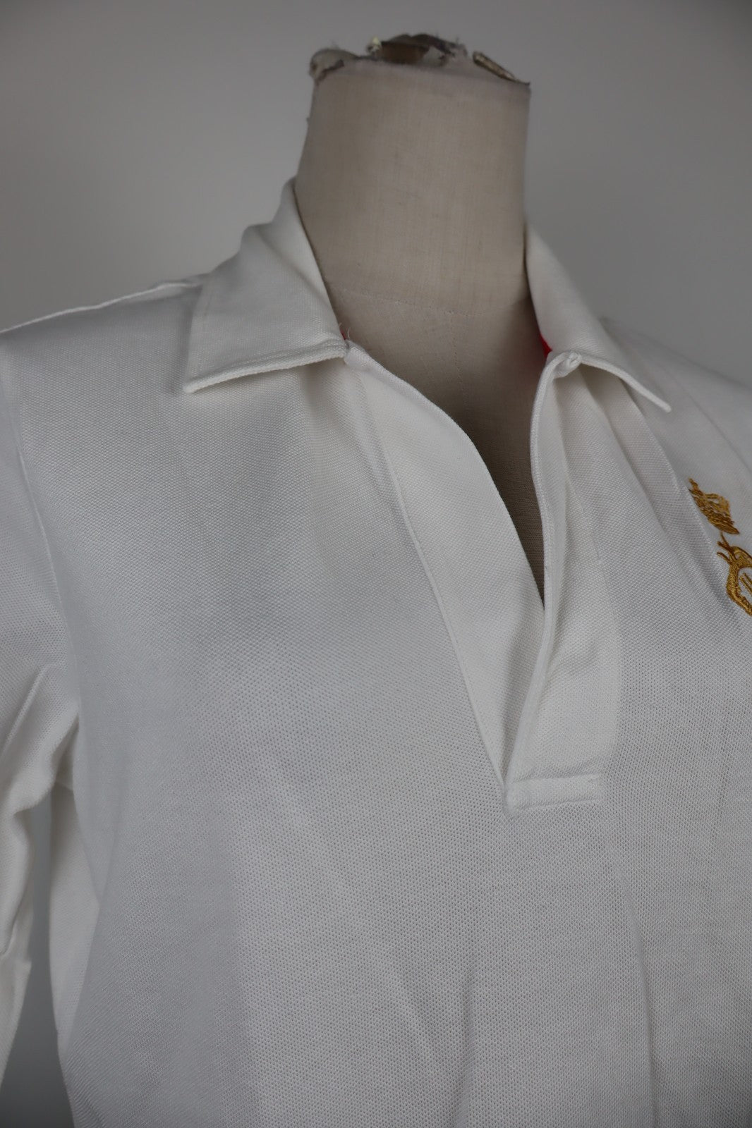 RALPH LAUREN POLO DONNA MAGLIA COTONE L WOMAN COTTON SHIRT CASUAL VINTAGE LOGO
