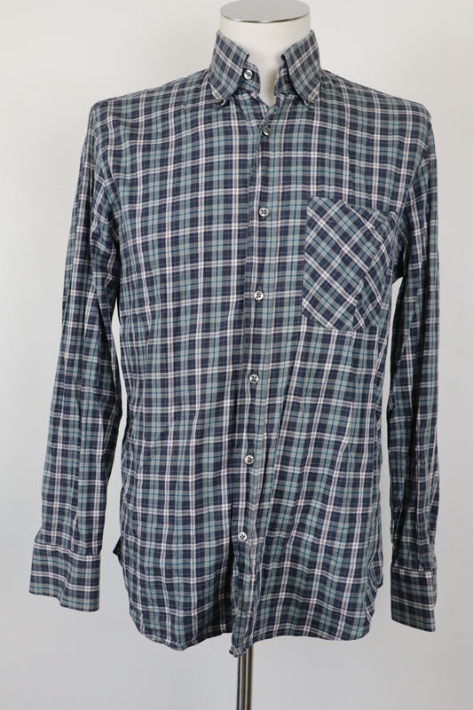PIERRE CARDIN EVOLUTION CAMICIA UOMO TG M MAN CASUAL VINTAGE SHIRT COTONE COTTON