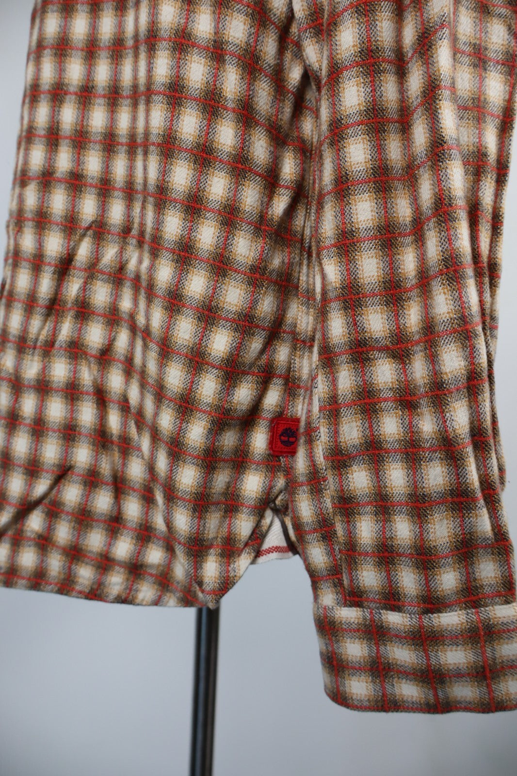 TIMBERLAND CAMICIA UOMO TG. L MAN CASUAL VINTAGE SHIRT COTONE COTTON LANA WOOL