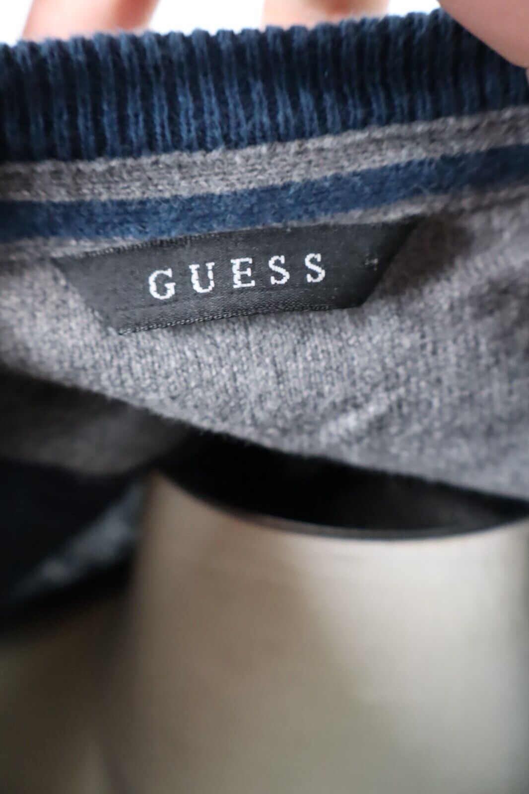 GUESS MAGLIONE VINTAGE UOMO Tg. S MAN SWEATER CASUAL LANA COTONE