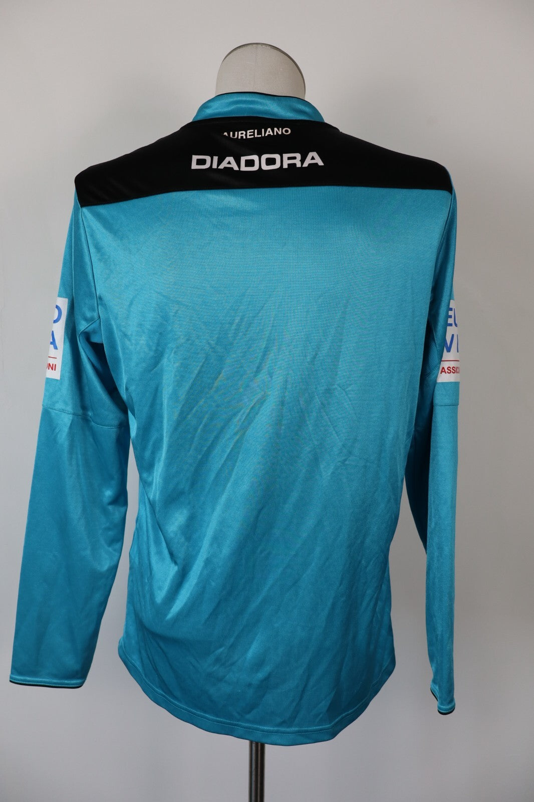 DIADORA ITALIA AURELIANO MAGLIA CALCIO ARBITRO UOMO Tg M MAN JERSEY INDOSSATA