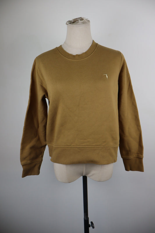 TRUSSARDI FELPA DONNA TG. S WOMAN CASUAL VINTAGE SPORT SWEATSHIRT COTONE