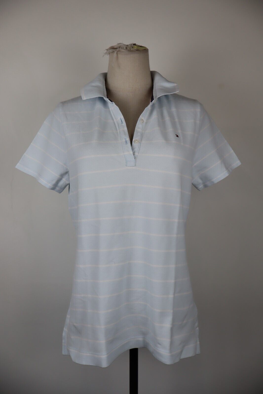 TOMMY HILFIGER POLO MAGLIA DONNA COTONE TG. XL WOMAN SHIRT CASUAL VINTAGE