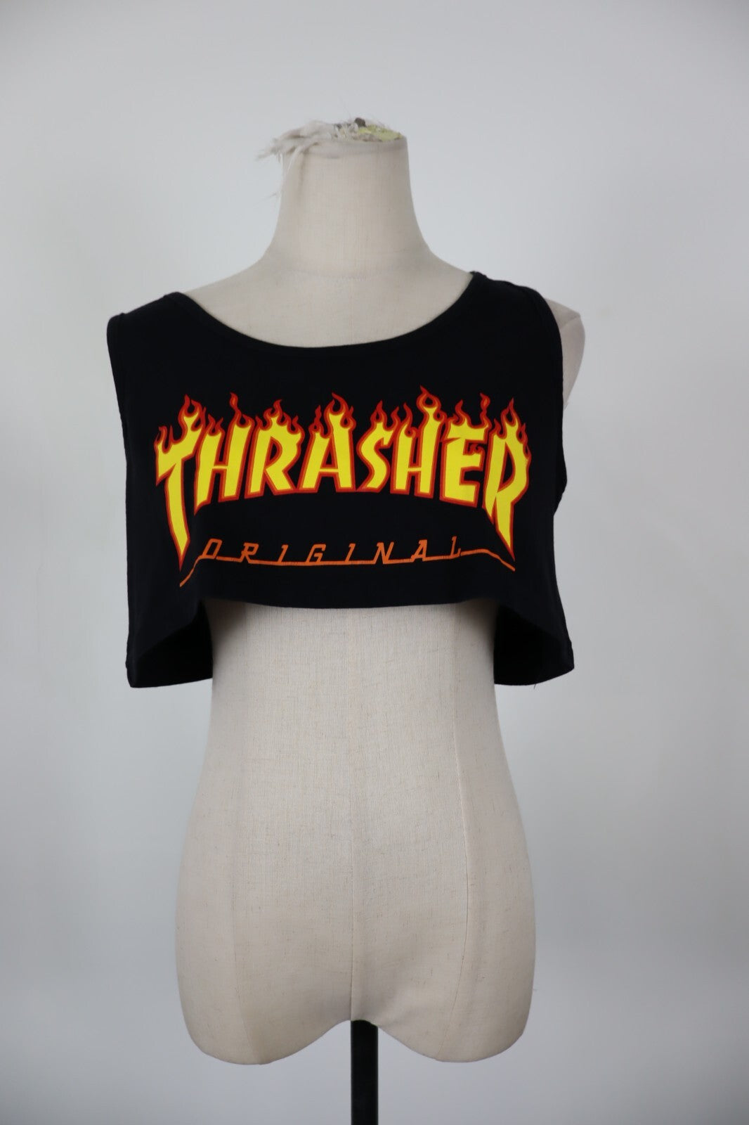 TRASHERS ORIGINALS MAGLIA DONNA TG. M WOMAN CASUAL VINTAGE T-SHIRT TOP