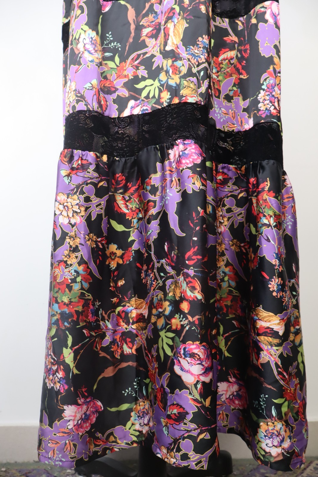 LIU JO VESTITO LUGO DONNA TG 48 WOMAN CASUAL VINTAGE DRESS ABITO MANICA LUNGA