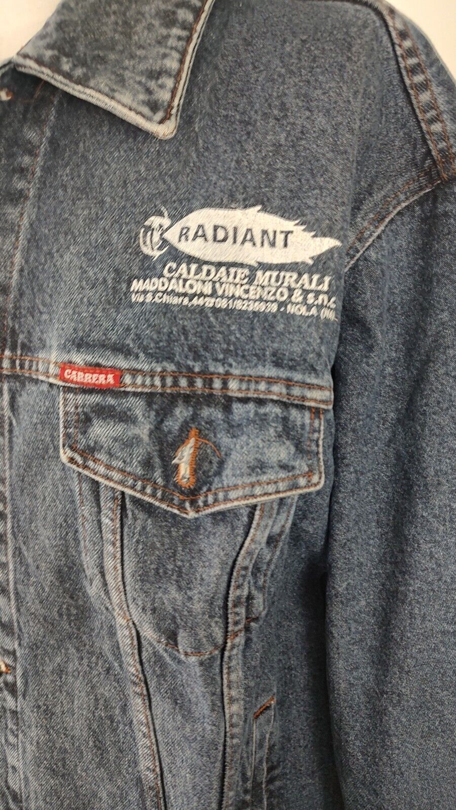 CARRERA JEANS GIUBBINO UOMO Tg XL MAN CASUAL VINTAGE JACKET DENIM