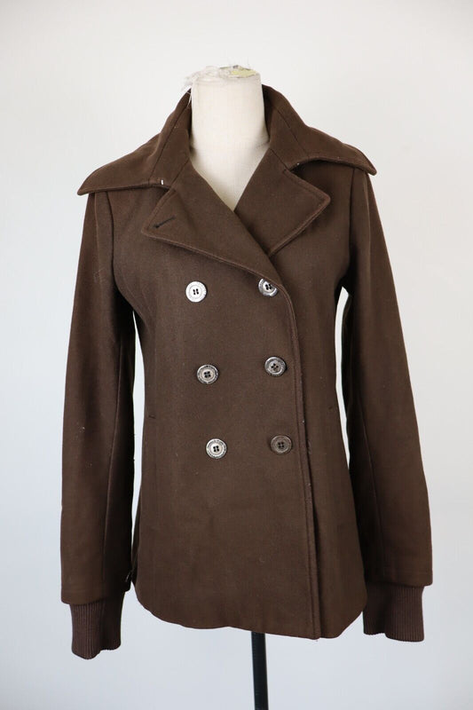 PATRIZIA PEPE CAPPOTTO LANA GIACCA DONNA TG 42 WOMAN WOOL COAT VINTAGE CASUAL