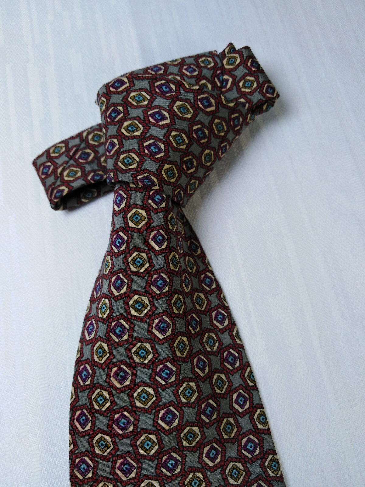GABRIELE MOLTENI 100% SILK TIE SETA CRAVATTA NECKTIE MADE IN ITALY CLASSIC