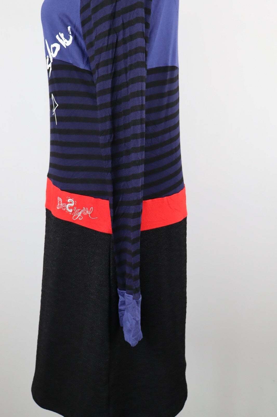 DESIGUAL VESTITO DONNA TG. XL WOMAN CASUAL VINTAGE DRESS ABITO PARTY