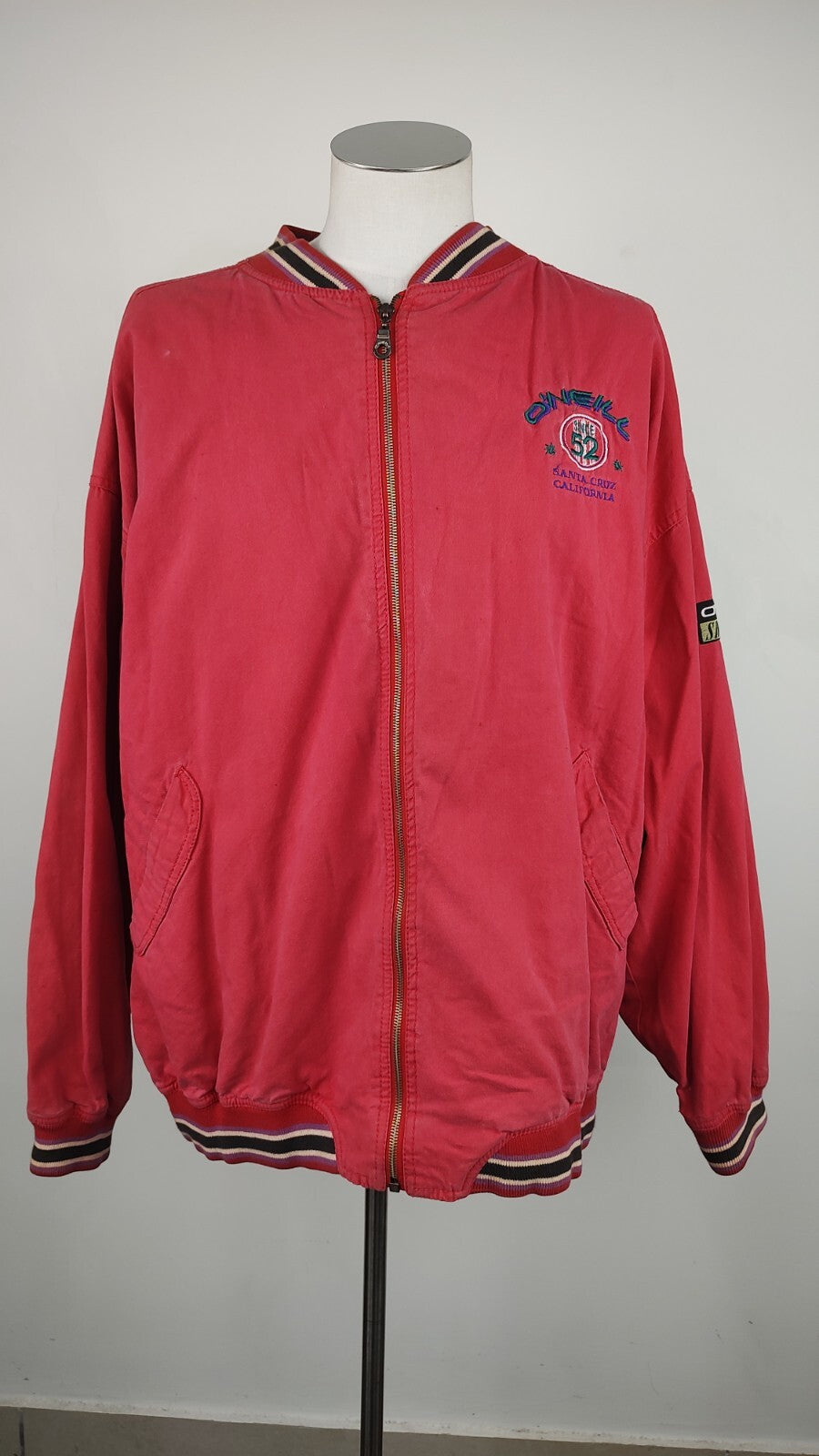 O'NEILL SANTA CRUZ CALIFORNIA GIUBBINO UOMO Tg L MAN CASUAL VINTAGE JACKET