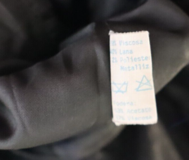 LUISA SPAGNOLI BLAZER GIACCA DONNA 50 WOMAN CASUAL VINTAGE JACKET LANA WOOL