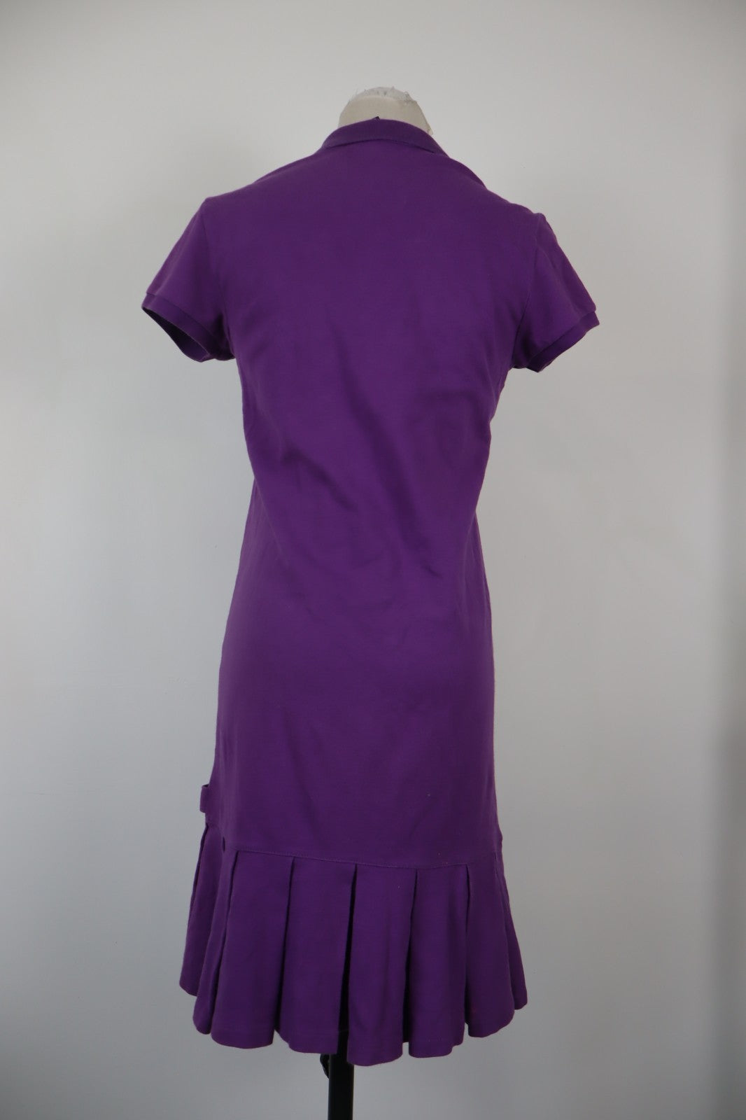 RALPH LAUREN VESTITO POLO DONNA TG. XL WOMAN CASUAL VINTAGE DRESS LOGO 2