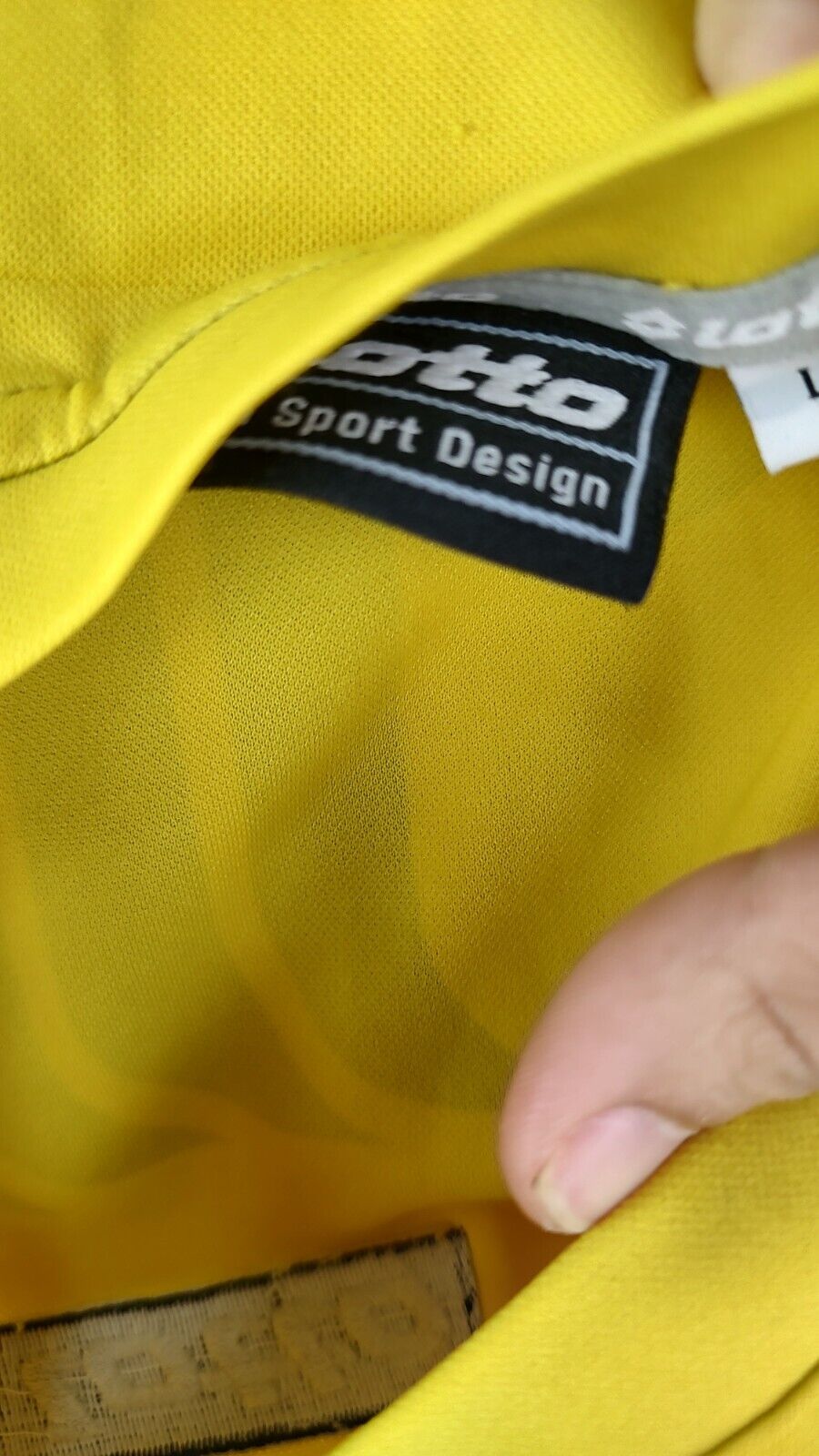 LOTTO PERGOCREMA MAGLIA CALCIO UOMO Tg L SOCCER JERSEY TRIKOT