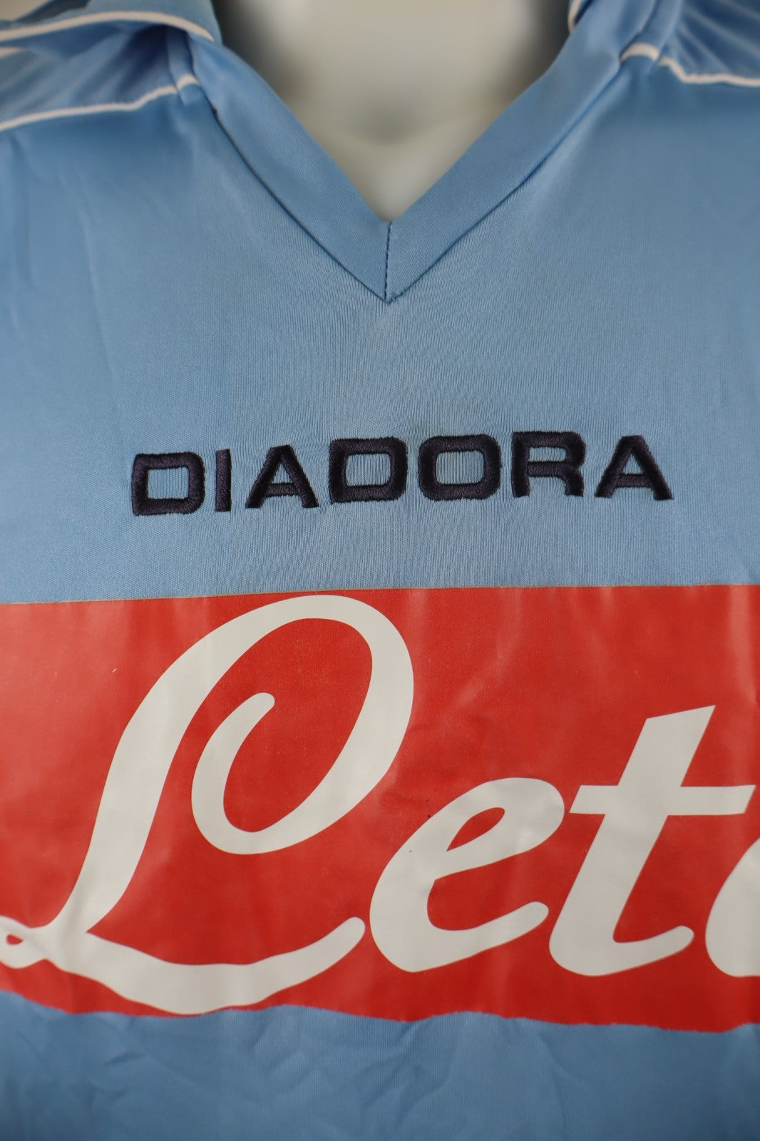 DIADORA SSC NAPOLI MAGLIA CALCIO TRIKOT UOMO TG L SOCCER JERSEY  T-SHIRT SPORT