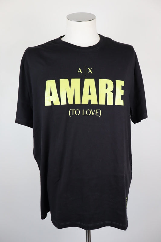 AX ARMANI EXCHANGE MAGLIA UOMO COTONE TG 2XL MAN COTTON T-SHIRT CASUAL VINTAGE