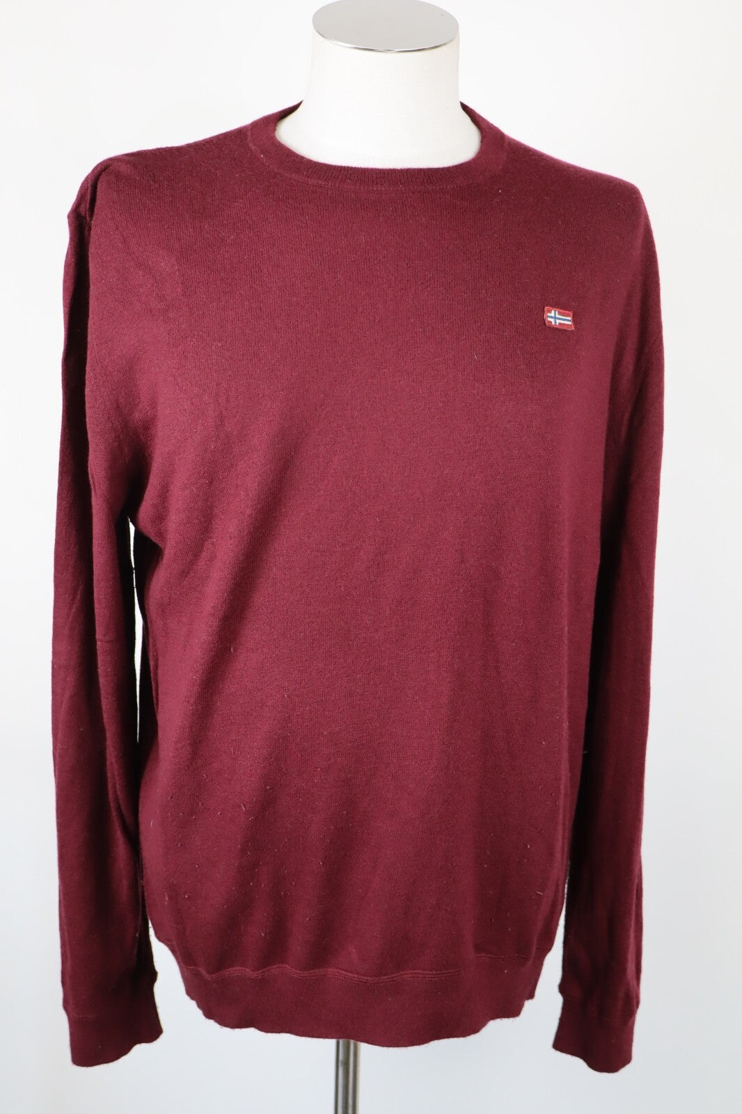 NAPAPIJRI MAGLIONE VINTAGE COTONE LANA UOMO Tg. 2XL MAN SWEATER CASUAL VINTAGE