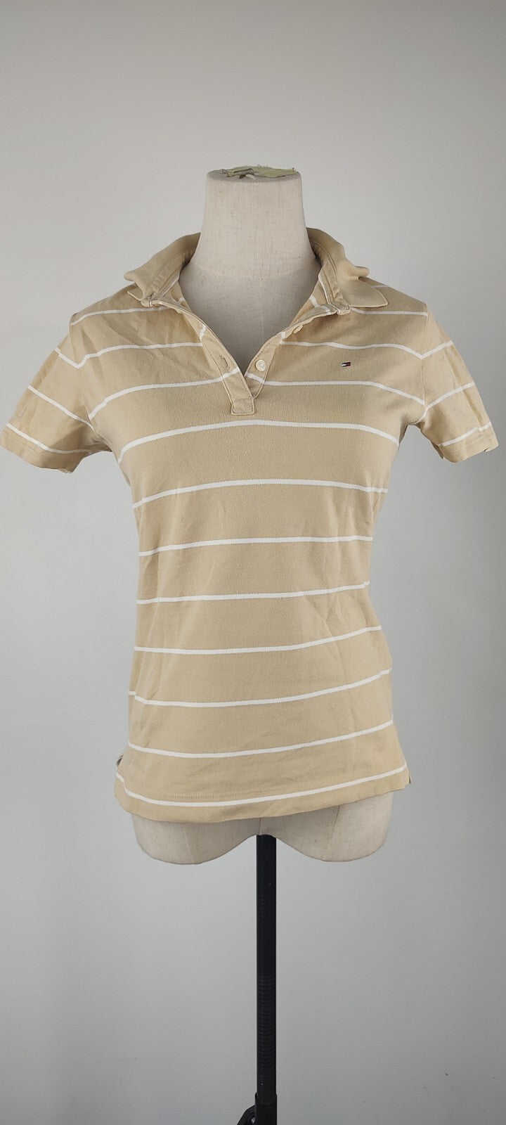 TOMMY HILFIGER POLO MAGLIA DONNA COTONE TG. M WOMAN SHIRT CASUAL VINTAGE