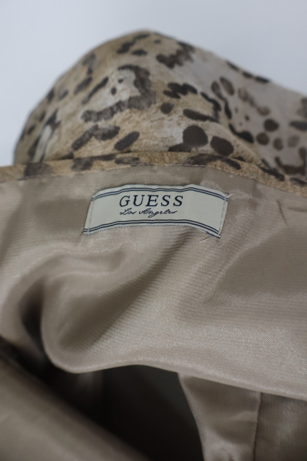 GUESS VESTITO DONNA TG. M WOMAN CASUAL VINTAGE DRESS ABITO CON ZIP
