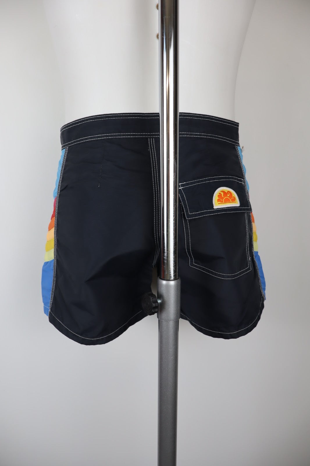 SUNDEK COSTUME PANTALONCINO MARE UOMO 30 MEN SWIMSUIT VINTAGE CASUAL LOGO