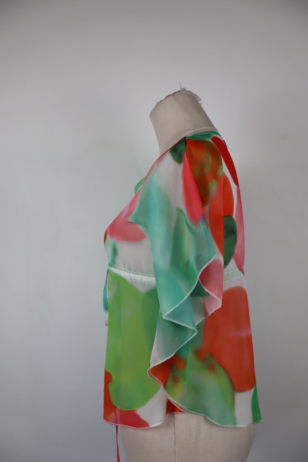 SUNDEK MAGLIA DONNA TG. 6  WOMAN CASUAL VINTAGE T-SHIRT FLOREALE