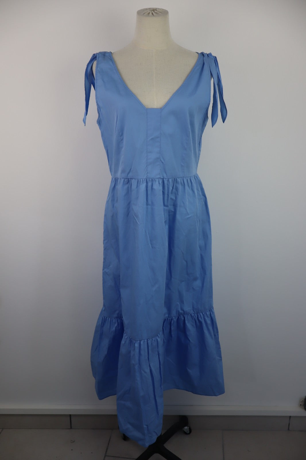 EMME MARELLA VESTITO SMANICATO DONNA ABITO TG 45 WOMAN CASUAL DRESS COTONE