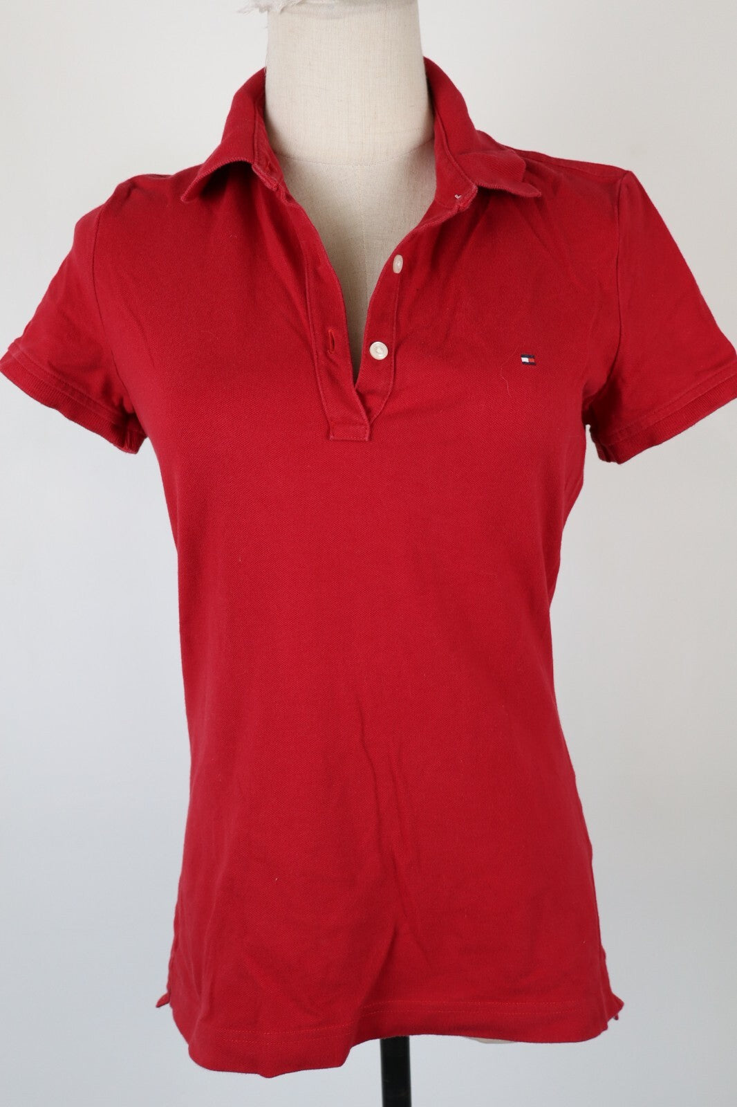 TOMMY HILFIGER MAGLIA POLO DONNA TG M WOMAN CASUAL VINTAGE TOP T-SHIRT