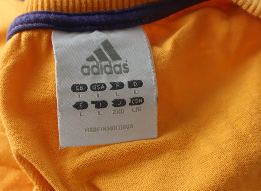 ADIDAS LOS ANGELES LAKERS 24 MAGLIA UOMO TG L MAN COTONE T-SHIRT VINTAGE LOGO