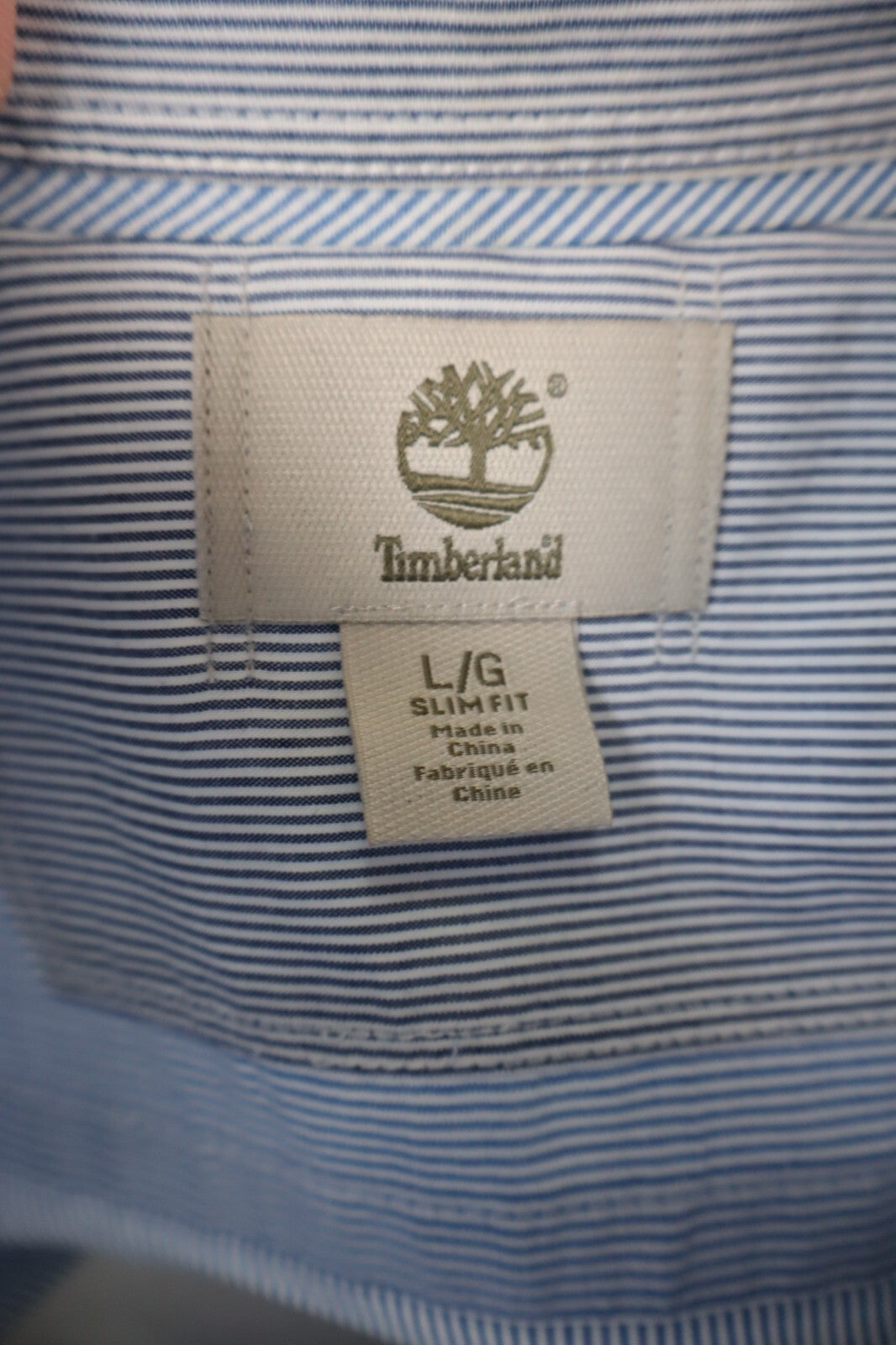 TIMBERLAND CAMICIA UOMO TG. L MAN CASUAL VINTAGE SHIRT COTONE COTTON SLIM FIT