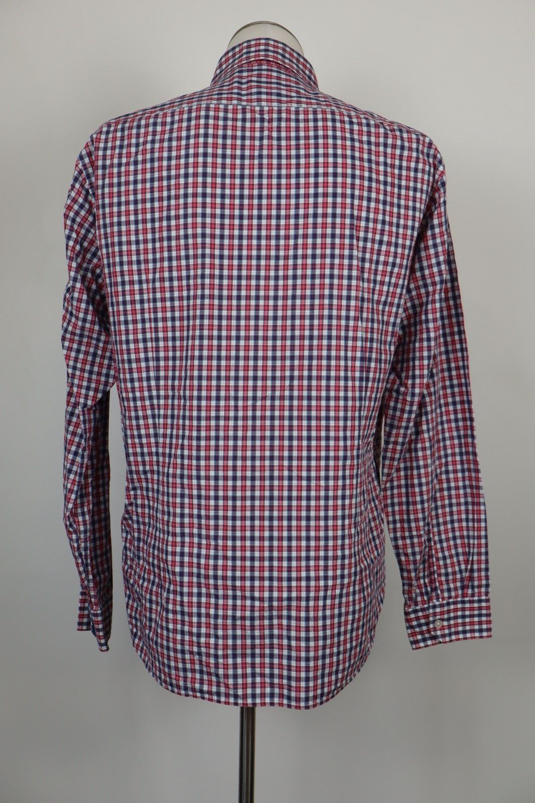 HUGO BOSS CAMICIA COTONE UOMO TG. L MAN CASUAL VINTAGE SHIRT LOGO