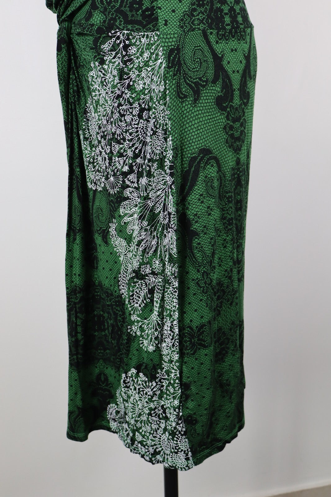 DESIGUAL VESTITO ABITO DONNA TG.  XL WOMAN CASUAL VINTAGE DRESS DRAPPEGGIO