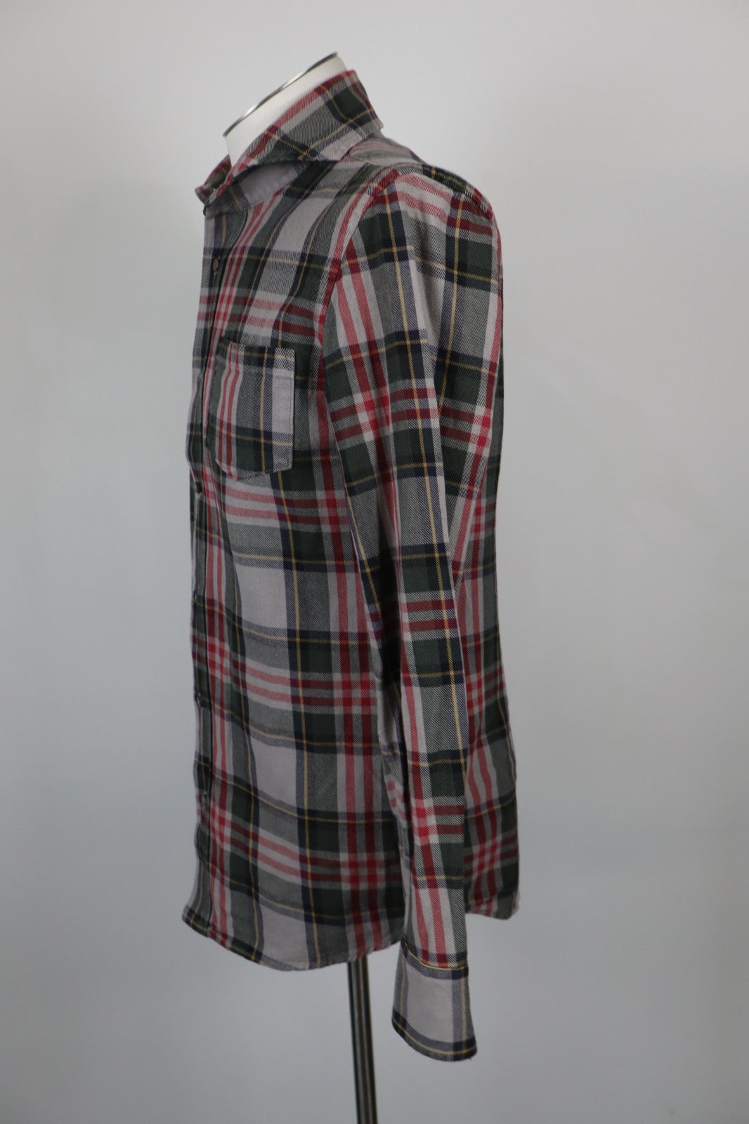 DANIELE ALESSANDRINI CAMICIA COTONE UOMO TG. 40 MAN CASUAL VINTAGE SHIRT LOGO