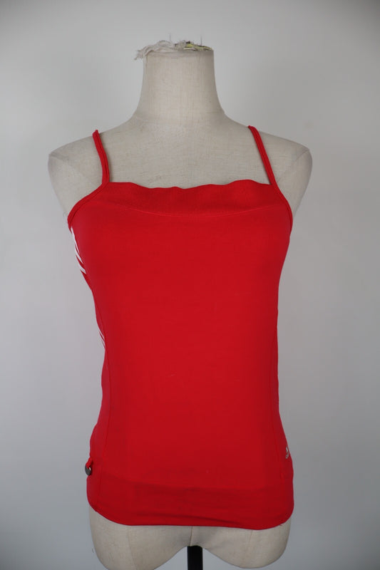 ADIDAS SPORT TOP CANOTTA MAGLIA RAGAZZA TG. 14 ANNI GIRL CASUAL VINTAGE T-SHIRT