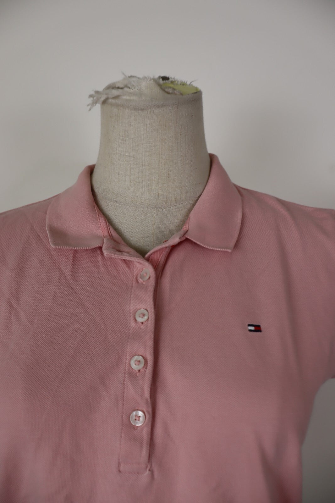 TOMMY HILFIGER POLO MAGLIA DONNA COTONE TG. L WOMAN COTTON SHIRT CASUAL VINTAGE