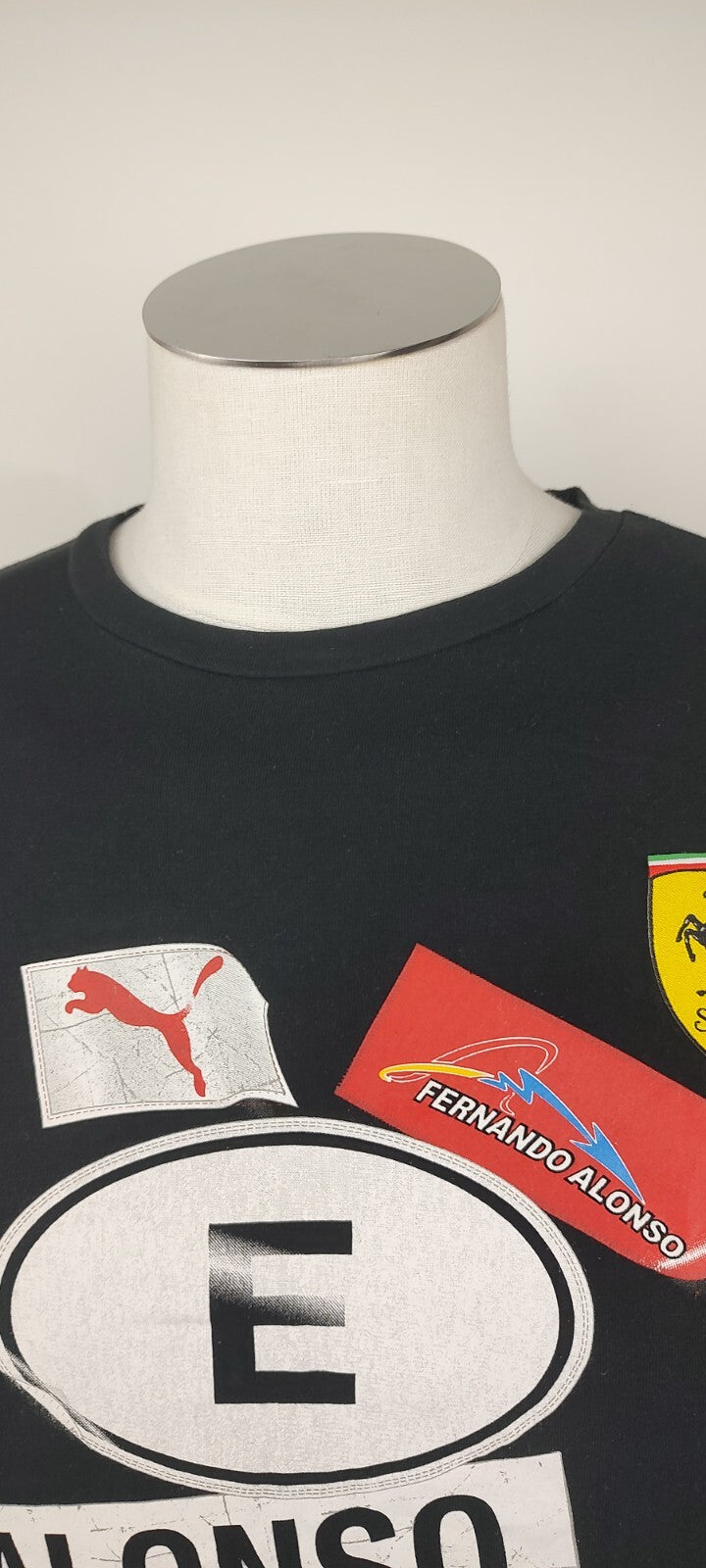 PUMA FERRARI FERNANDO ALONSO MAGLIA UOMO TG XS MAN T-SHIRT SPORT CASUAL VINTAGE
