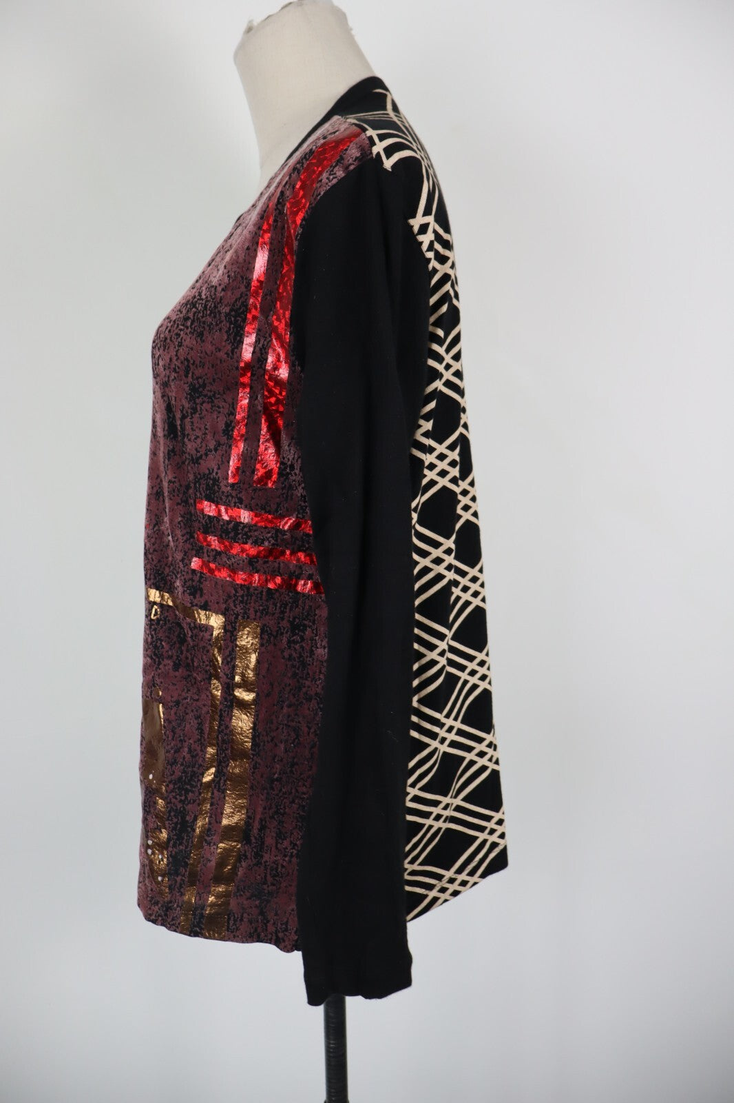 CUSTO BARCELONA MAGLIA DONNA TG. 1 WOMAN CASUAL VINTAGE T-SHIRT TOP COTONE