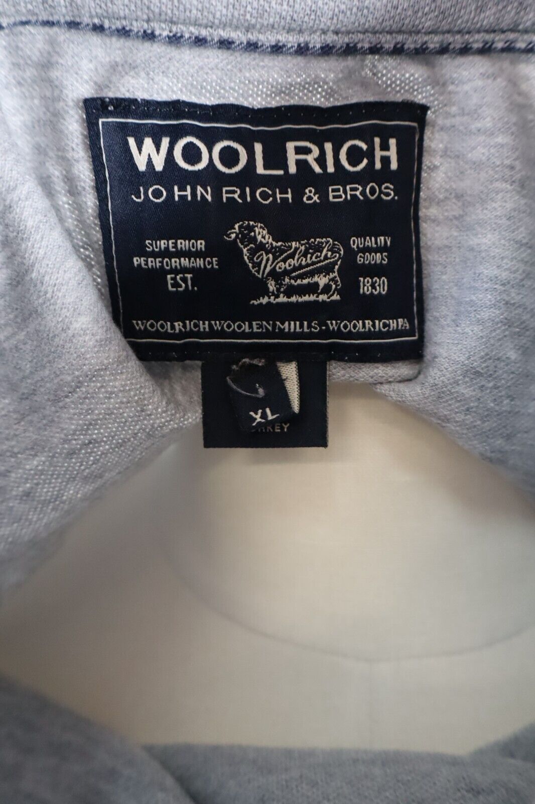 WOOLRICH MAGLIA POLO UOMO TG XL MAN T-SHIRT CASUAL VINTAGE COTONE
