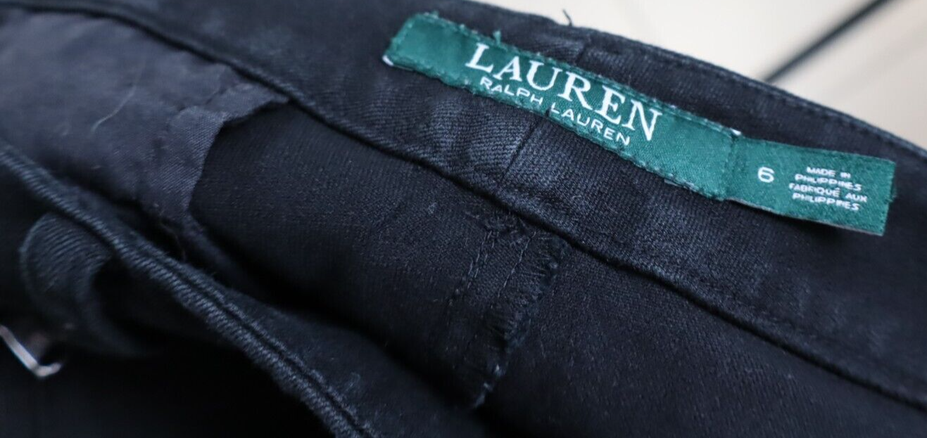 RALPH LAUREN PANTALONI DONNA TG 6 WOMEN PANTS COTONE COTTON CASUAL VINTAGE