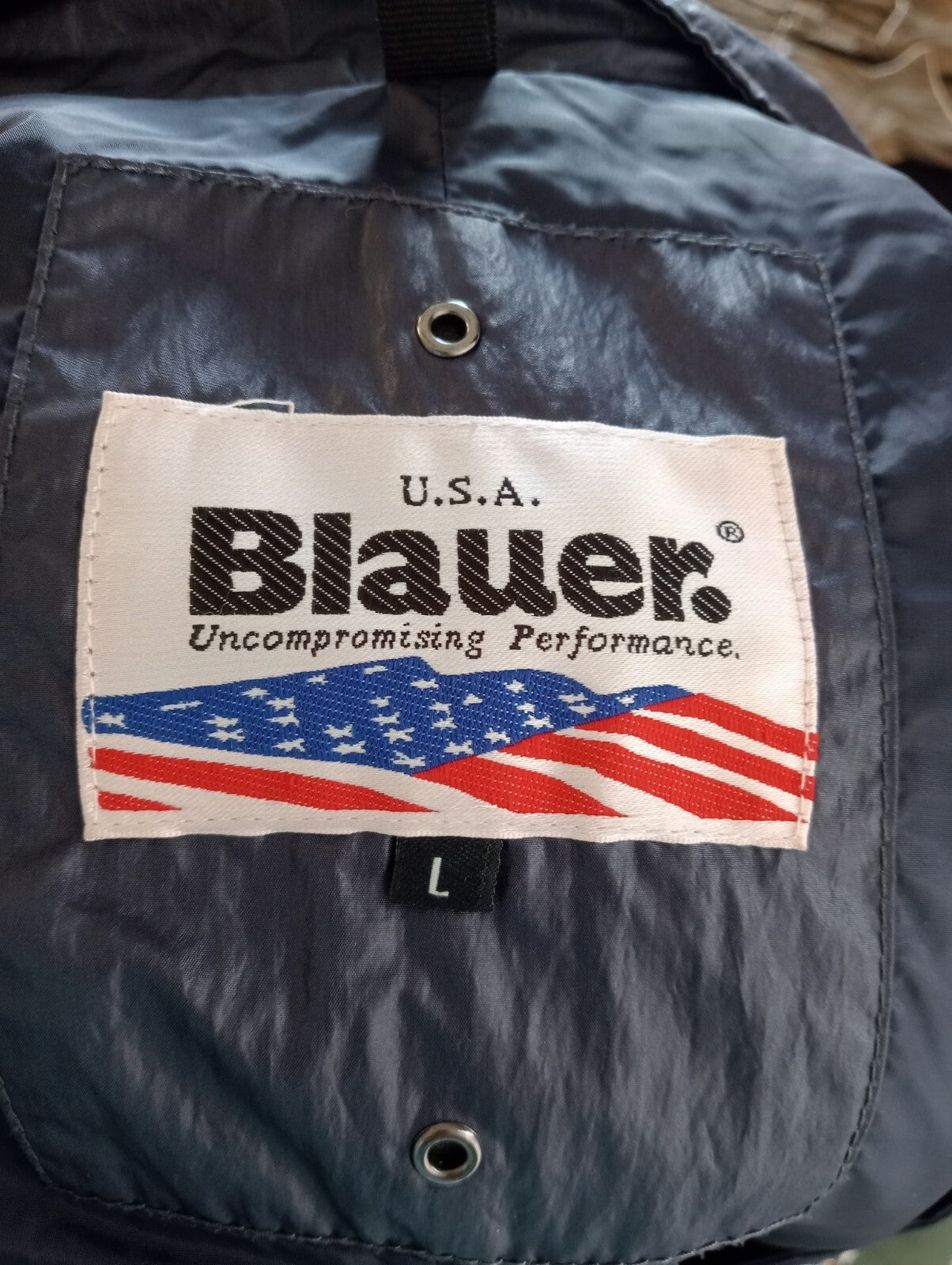 BLAUER GIUBBINO LEGGERO IMPERMEABILE DONNA Tg L WOMAN JACKET CASUAL VINTAGE