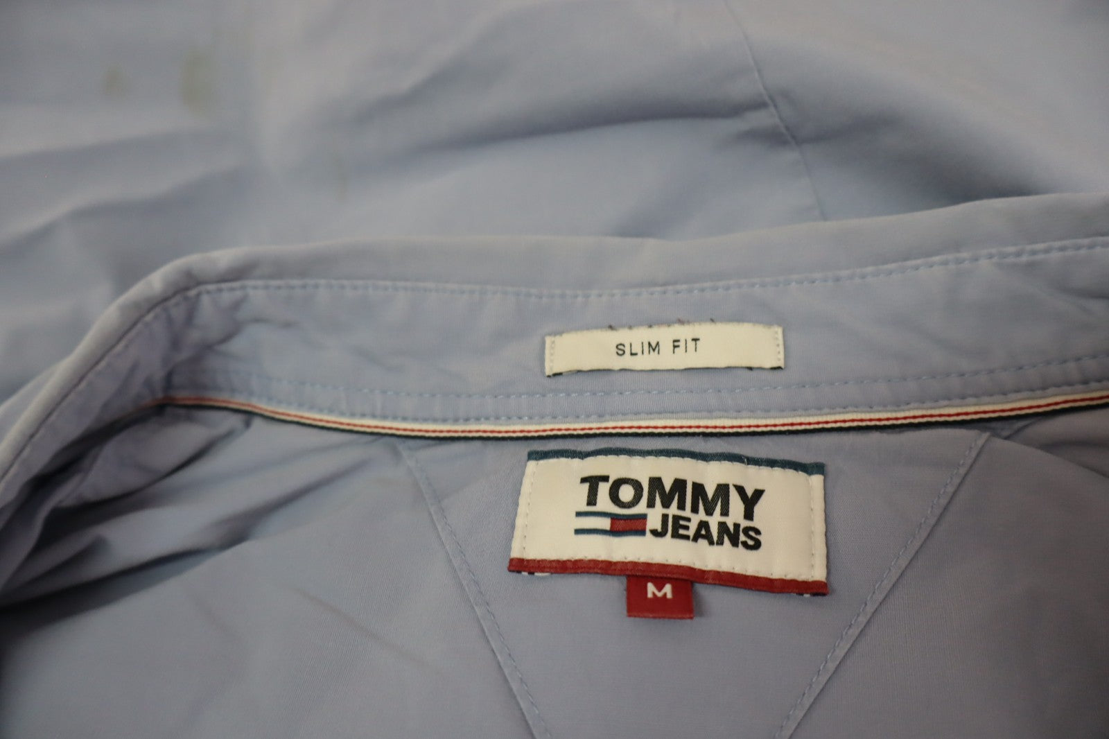 TOMMY HILFIGER JEANS CAMICIA UOMO TG. M MAN CASUAL VINTAGE SHIRT COTONE COTTON