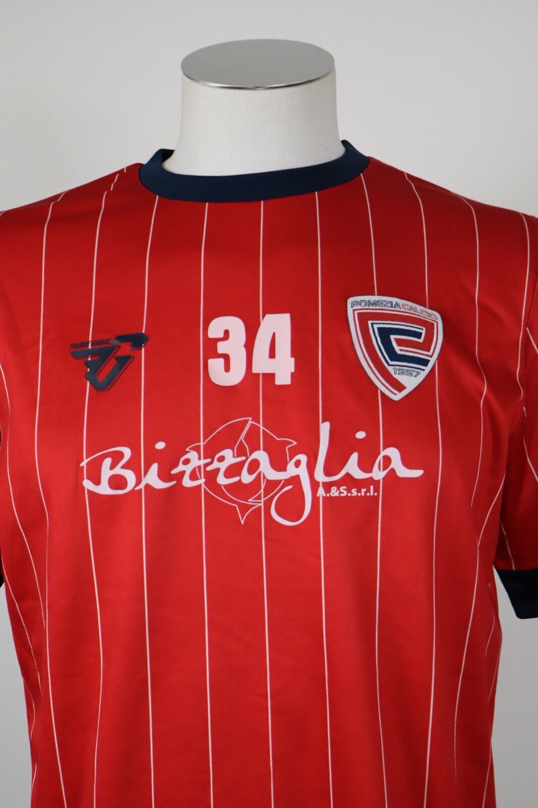 FRANKIE GARAGE POMEZIA MAGLIA CALCIO UOMO Tg L SOCCER TRIKOT MAN VINTAGE JERSEY