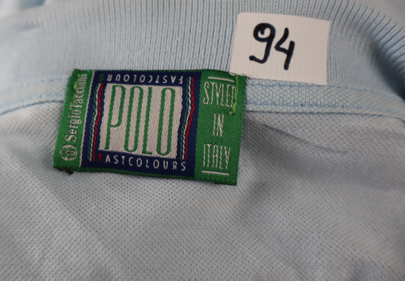 SERGIO TACCHINI MAGLIA POLO UOMO TG. 5 MAN T-SHIRT CASUAL VINTAGE