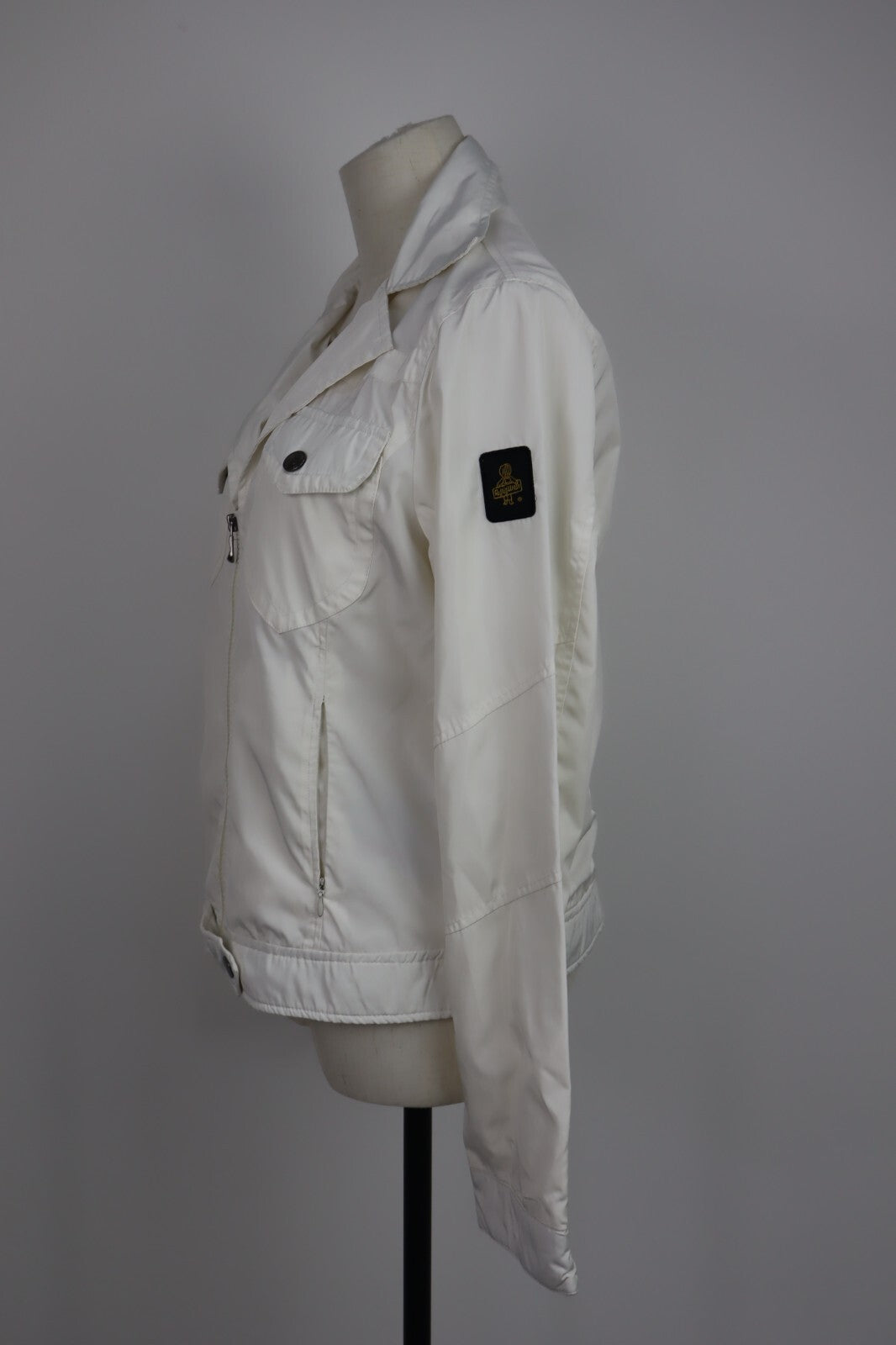 REFRIGIWEAR GIUBBINO DONNA TG L WOMAN JACKET GIACCA VINTAGE CASUAL POLIURETANO